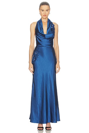 Florea Cowl Neck Gown ELLIATT