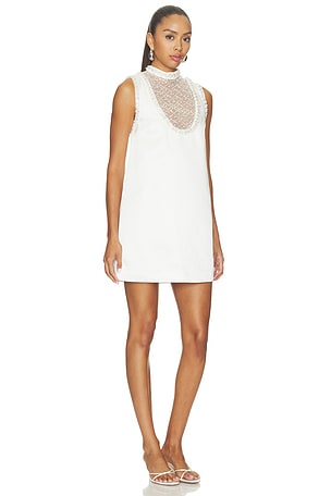 ELLIATT Espera Shift Mini Dress in White