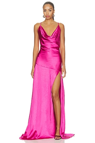 Erielle Cowl Neck Gown ELLIATT