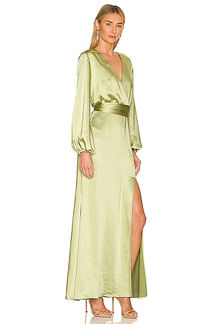 ELLIATT Kai Maxi Dress in Green