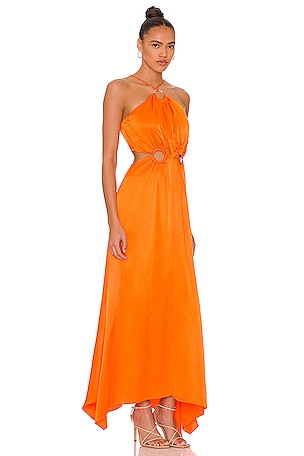 ELLIATT Visitant Maxi Dress in Orange