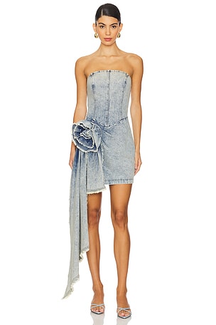 Giselle Denim Mini Dress ELLIATT