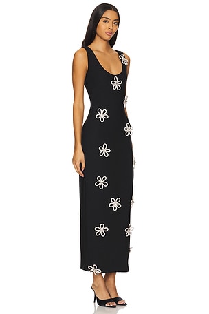 ELLIATT Delia Midi Dress in Black