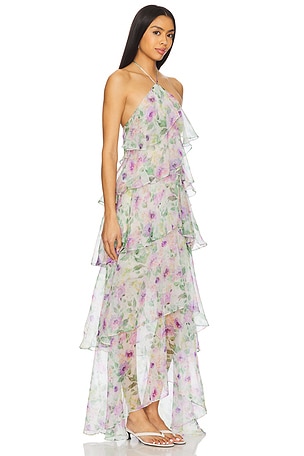 ELLIATT Mirabelle Dress in Purple, Sage