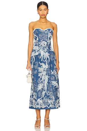 VESTIDO MIDI ANNELIESE ELLIATT