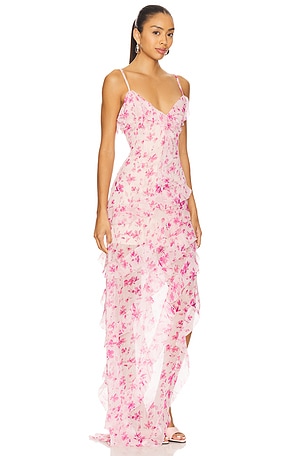 ELLIATT x REVOLVE Cosmica Gown in Pink. Size XS. Also