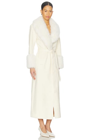 ELLIATT Aria Coat in Ivory