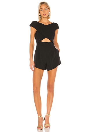 ELLIATT X REVOLVE Sorrento Playsuit in Black REVOLVE