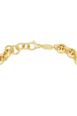 EMMA PILLS Lucien Necklace in Metallic Gold