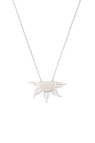 EMMA PILLS X Leslie Amon Chasing the Sun Statement Chain in Metallic Gold