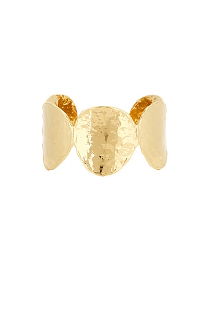 EMMA PILLS Sunset Hour Arm Cuff in Metallic Gold
