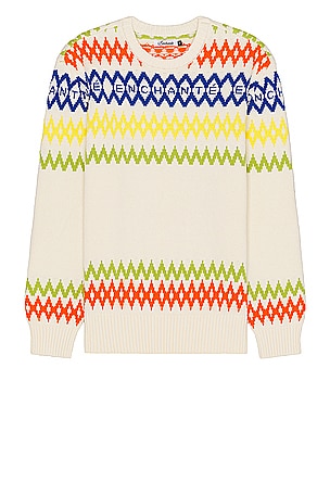 Fair Isle Stripe Sweater Enchante