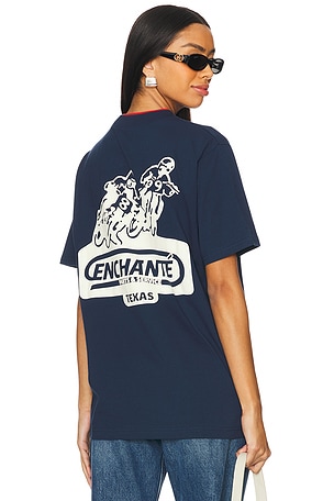 MOTO ダブルネックTシャツ Enchante