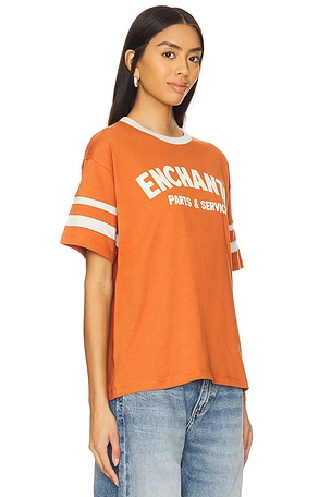 Enchante Boxy Parts & Service T-shirt in Orange