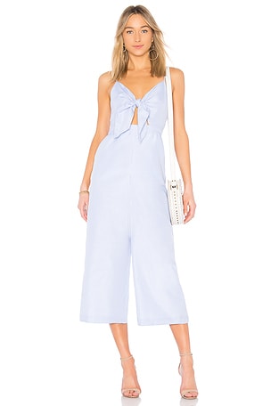 Endless Rose Sleeveless Jumpsuit in Powder Blue | REVOLVE