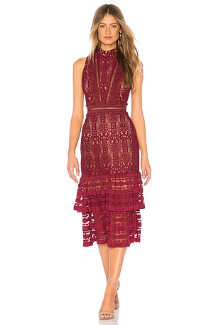 strapless open back dress Autumn Bow Dress