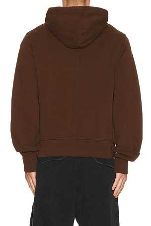 Entire Studios Standard Hoodie in Brown. Size XL/1X. Also
