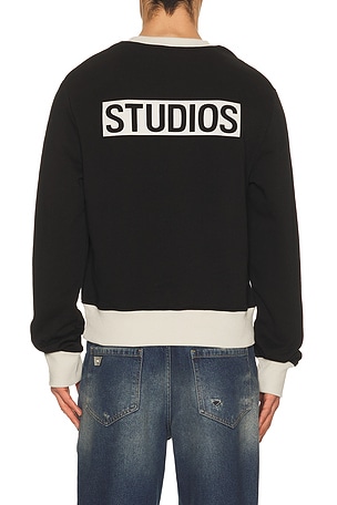 Entire Studios Contro Crew Sweatshirt in Black