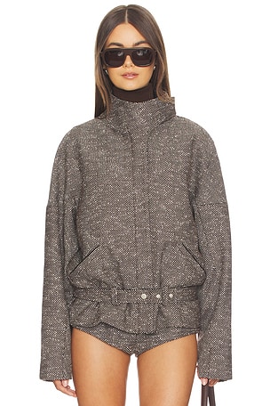 Contrast Aviator Jacket Entire Studios