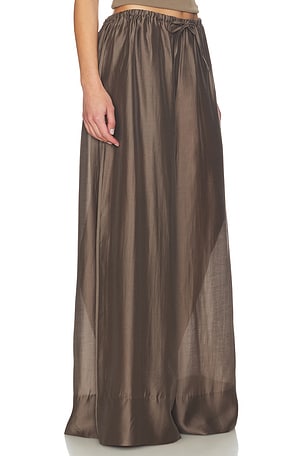 Entire Studios Vento Wide Leg Pant in Brown