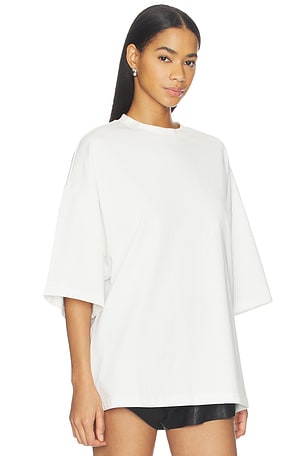 Entire studios camiseta heavy boxy en color blanco