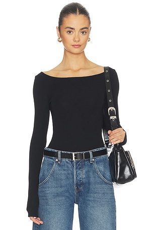 Scoop Neck Bodysuit Entire Studios