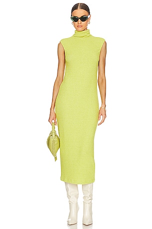 Enza Costa Knit Sleeveless Turtleneck Dress in Acid | REVOLVE Enza Costa Knit Sleeveless Turtleneck Dress in Acid | REVOLVE