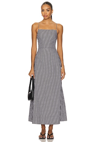 Textured Gingham Dress Enza Costa