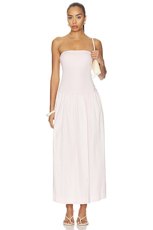 ПЛАТЬЕ БЕЗ БРЕТЕЛЕК COTTON BANDEAU DRESS Enza Costa