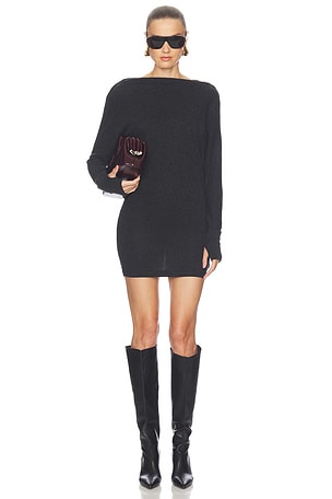 Cashmere Jersey Dolman Curve Dress Enza Costa