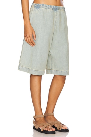 Enza Costa Marine Bermuda Short in Blue