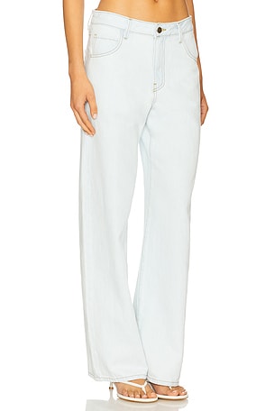 Enza Costa Slouchy Straight Leg in Blue