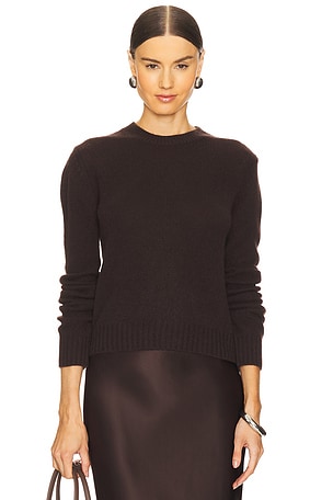 Cashmere Easy Long Sleeve Crew Enza Costa