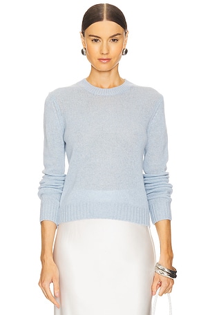 Cashmere Easy Long Sleeve Crew Enza Costa