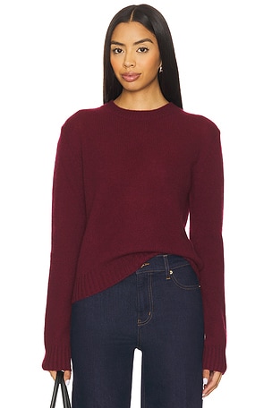 Easy Long Sleeve Crew Sweater Enza Costa