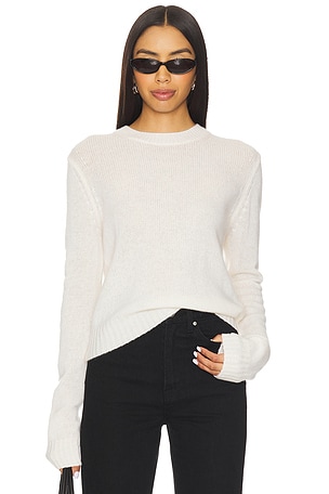 Easy Long Sleeve Crew Sweater Enza Costa