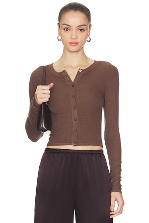 Silk Rib Essential Cardigan Enza Costa