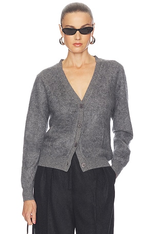 Mink Wash Cashmere Easy Crew Sweater Enza Costa