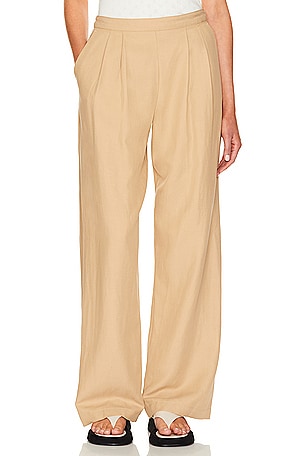 Twill Pleated Pant Enza Costa