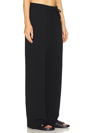 Enza Costa Crepe Resort Pants in Black