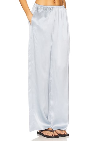Enza Costa Silk Satin Pantlet in Baby Blue