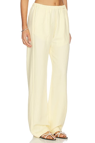 Enza Costa Twill Everywhere Pant in Lemon