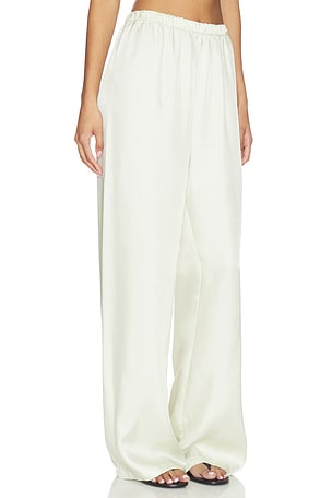 Enza Costa Fluid Twill Pant in Mint