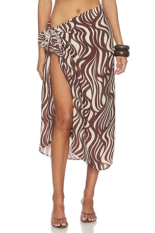 Wave Print Sarong Enza Costa