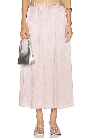 Textured Satin Celeste Skirt Enza Costa