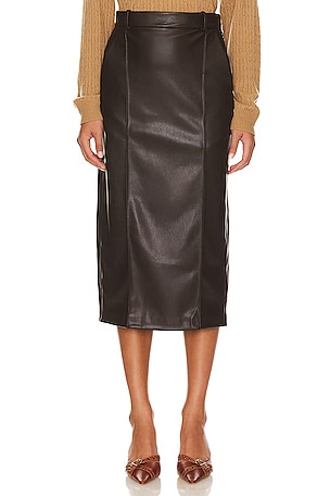 Soft Leather Trouser Skirt Enza Costa