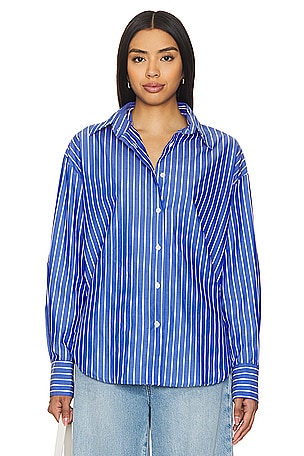 Poplin Long Sleeve ShirtEnza Costa$325
