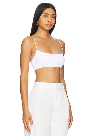 Enza Costa Essential Bralette in White