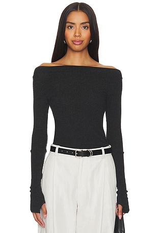 Cashmere Boatneck Top Enza Costa