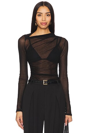 Eliza Sheer Mesh Top